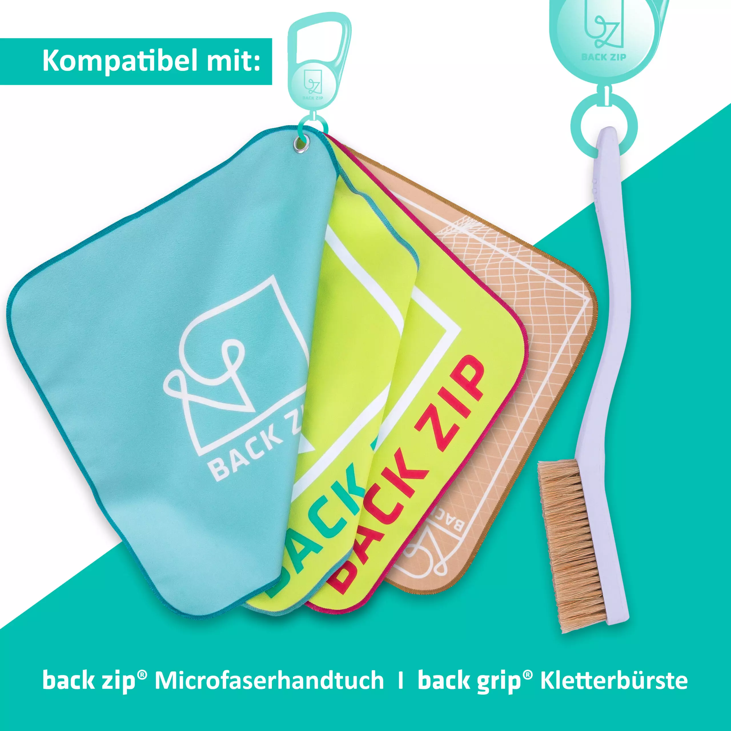 Back Zip Towel Lemon | Mikrofasertuch - Image 6