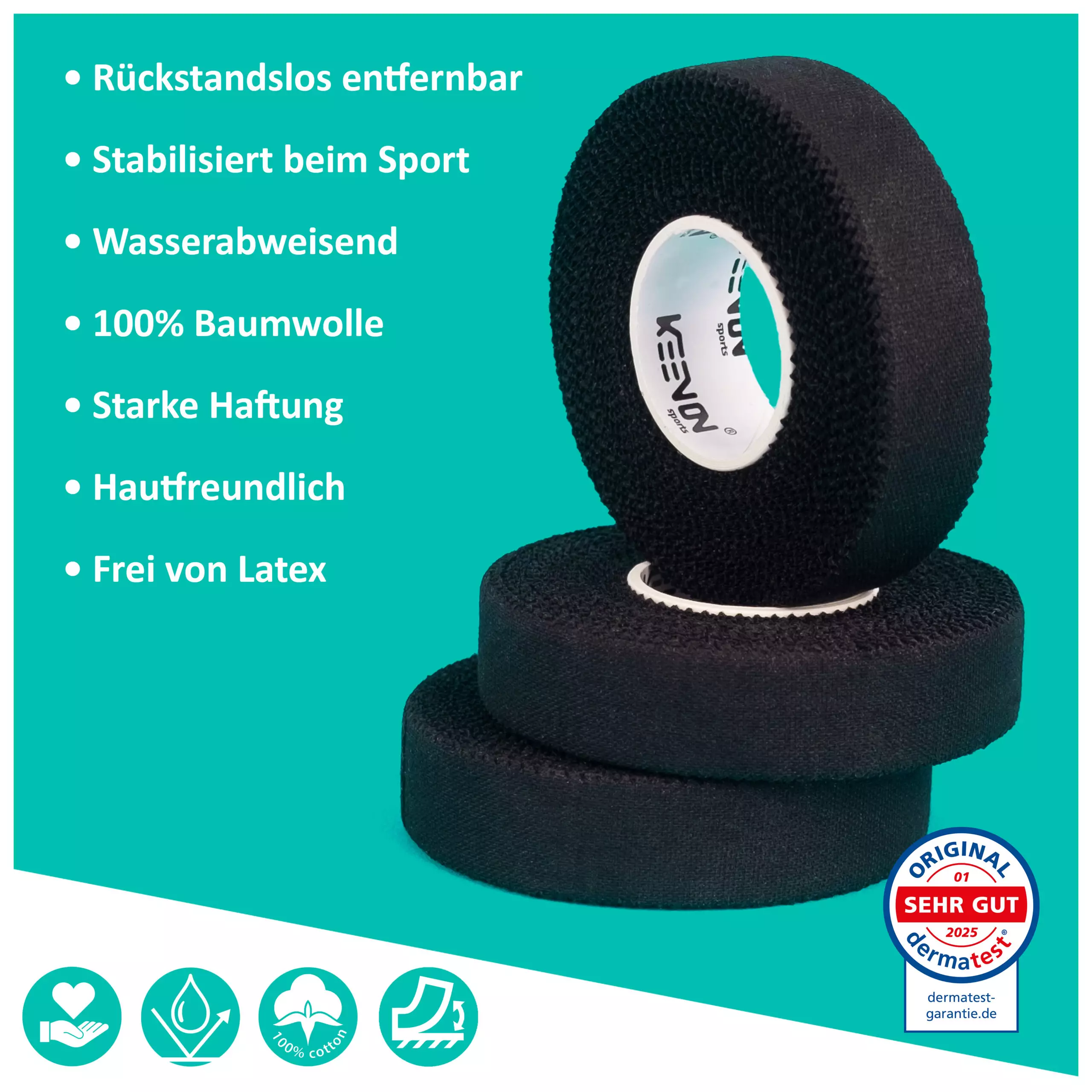 Boulder Fingertape 1,5cm Schwarz - Image 3